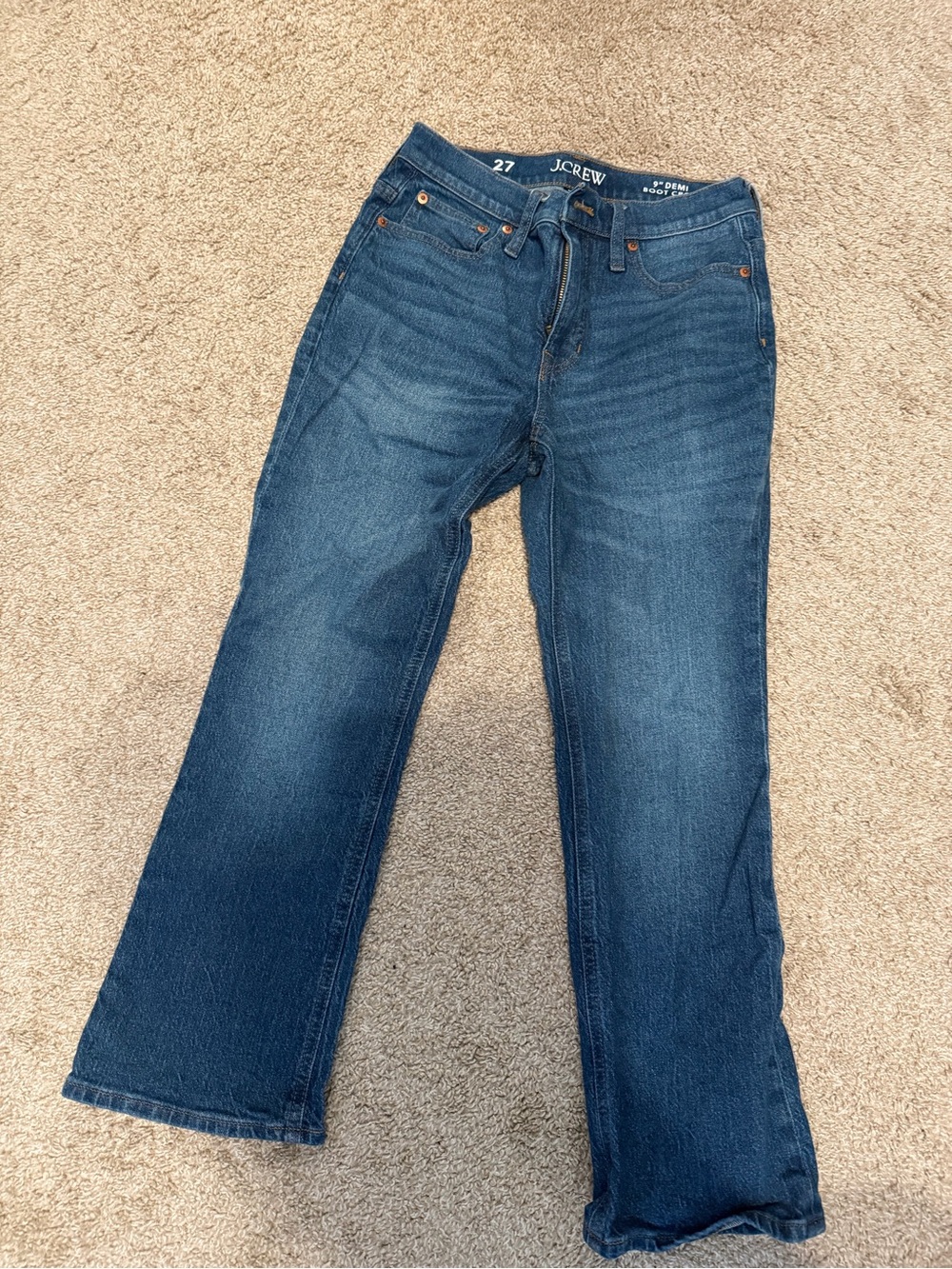 J. Crew Blue Bootcut Jeans